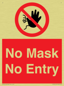No Mask No Entry
